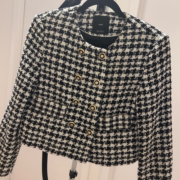 Mango Jackets & Blazers - Mango Tweed houndstooth jacket, small